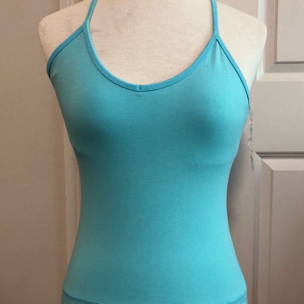 Baby blue halter top